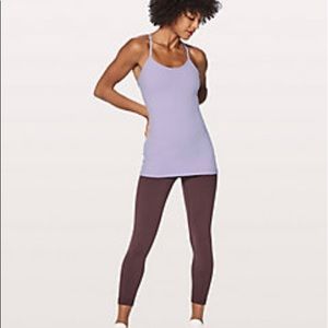 Lululemon Power Y Tank in lilac